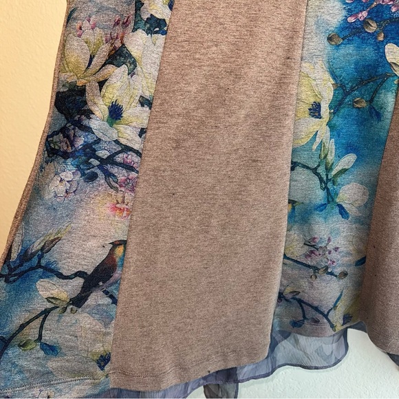 Soft Surroundings Tea Gardens Topper Cardigan Sz M - Picture 6 of 10